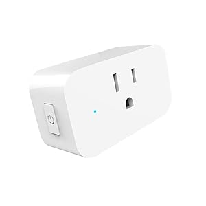 Mini Wi-Fi Smart Plug,LINGANZH Wireless Mini Outlet Smart Socket with Alexa Echo Google Home and IFTTT, Energy Saving WiFi timer,No Hub Required,Timing Switch Remote Control From Anywhere