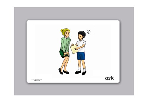 Action Words and Verbs Flashcards - English Vocabulary Cards - Set 3