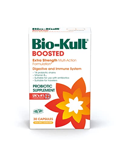 Bio-Kult Boosted Gut Health Probiotic Supplement,14 Strains, Probiotics ...