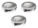 Silver Dragon Shave SH50 Norelco Replacement Heads - SH50/52 Shaving Blades Compatible with Philips Norelco Series 5000, 6000, and Aquatouch Electric Shavers, Pack of 3
