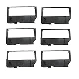 6 Pack Compatible Replacement Black POS Ribbon for Star Micronics SP200 SP500 RC200 RC200B NK501P BR501 T77, Works for Star Micronics MP100, MP200, MP212, MP216, MP221 SP200 SP-298 SP-500 SP-512MC