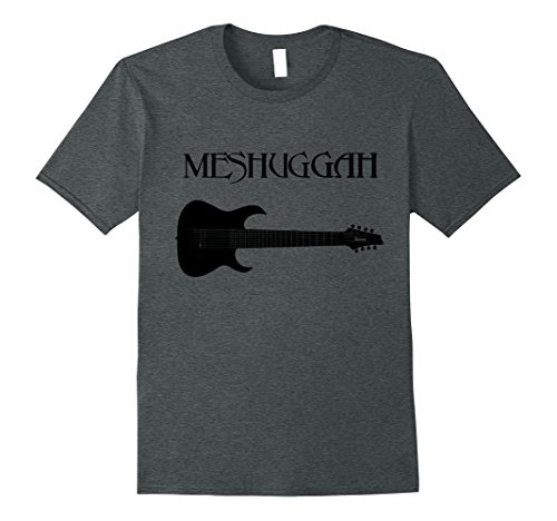 Mens Meshuggah 8 string signature guitar Large Dark Heather