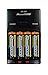 Essential Accessories Kit for Fuji Fujifilm Finepix S8200 S8300, S8400, S8500, S8600, S9200, S9400W, S9800, S9900W Camera Includes 4 AA Rechargeable NIMH Batteries + Charger + Case + 50 Tripod + More