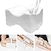 Nicewell Knee Pillow for Side Sleepers, Memory Foam Wedge Contour Orthopedic Leg Pillow with Elastic Strap for Spine Alignment, Sciatica, Back Pain, Leg Pain, Hip and Joint Pain Relief