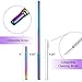 Eco-Pals | Collapsible Straw with Soft Silicone Mouthpiece & Case | Stainless Steel Straws Drinking Reusable | Dishwasher Safe | +1 Straw Cleaning Brush For Travel (Unicorn)
