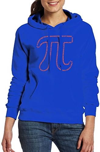 Womens Pi Circle Number Dancing Hoodie With Cap Kangaroo Pocket Portable Stylish