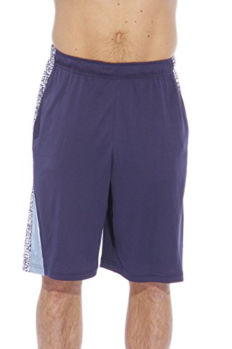 77924-Navy-L At The Buzzer Athletic Basketball Shorts for Men