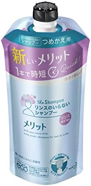 メリット リンスのいらないシャンプー つめかえ用 340ml