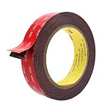 Double Sided Tape, HitLights 3M VHB Mounting Tape Heavy Duty, Waterproof Foam Tape, 16FT Length, 0.94 Inch Width for Car, LED Strip Lights, Home Decor, Office Decor