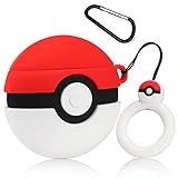 Mulafnxal Compatible with Airpods 1&2 Case,Cute 3D Funny Cartoon Character Soft Silicone Airpod Cover,Kawaii Fun Cool Design Skin,Fashion Chic Cases for Girls Kids Teens Boys Air pods(Elf Ball Chain)