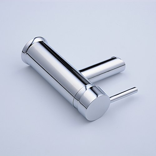 Beelee 6.7"Centerset Single Handle Bathroom Sink Faucet Solid Brass Basin Mixer Taps,Chrome Finish - Thumbnail 6