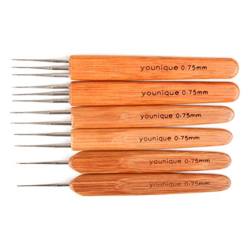 6 Dreadlocks+Crochet+0+75mm+Needles+Dreadlock