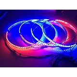 Sando IP68 Waterproof 300Leds Dream Chasing Color Multiple Colors Strobe LED Wheel Ring Lights Rim Lights Tire Lights Blue-Tooth App Controlled 4 Lights