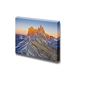 Beautiful Landscape of Dolomites View from Mt Seceda...