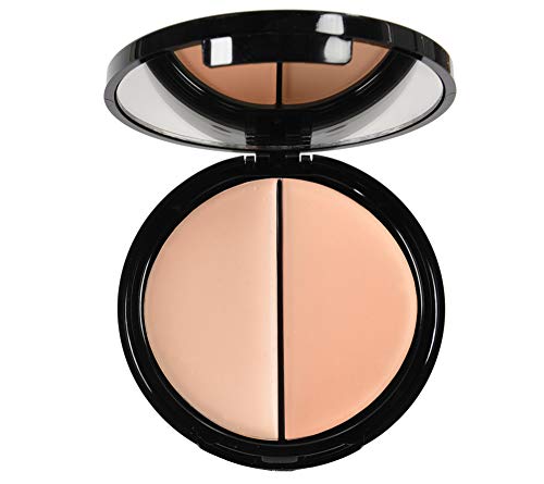 EVE PEARL Dual Salmon Concealer Full Coverage Under Eye Concealer Smooth Skin Treatment Brighten Makeup Hydrate Skincare (Light)