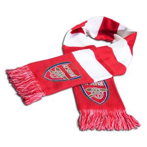 Official Crest Bar Scarf Arsenal Fc Arsenal F C Scarf Hat Glove Sets Accessories