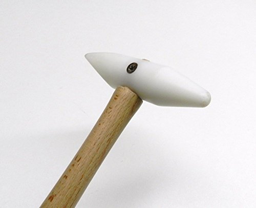 NYLON HAMMER WEDGE & CONE HEAD DOMING SHAPING & FORMING JEWELRY PLASTIC MALLET (E 4) - Thumbnail 4