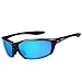 Flux Polarized Sports Sunglasses with Anti-Slip Function and Light Frame - for Men and Women when Driving, Running, Baseball, Golf, Casual Sports and Activities: CA3644