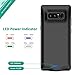 Battery Case for Galaxy Note 8, Stoon 5500mAh Portable Charger Case Rechargeable Extended Battery Pack Protective Backup Charging Case Cover for Samsung Galaxy Note 8(6.3Inch) (Black)