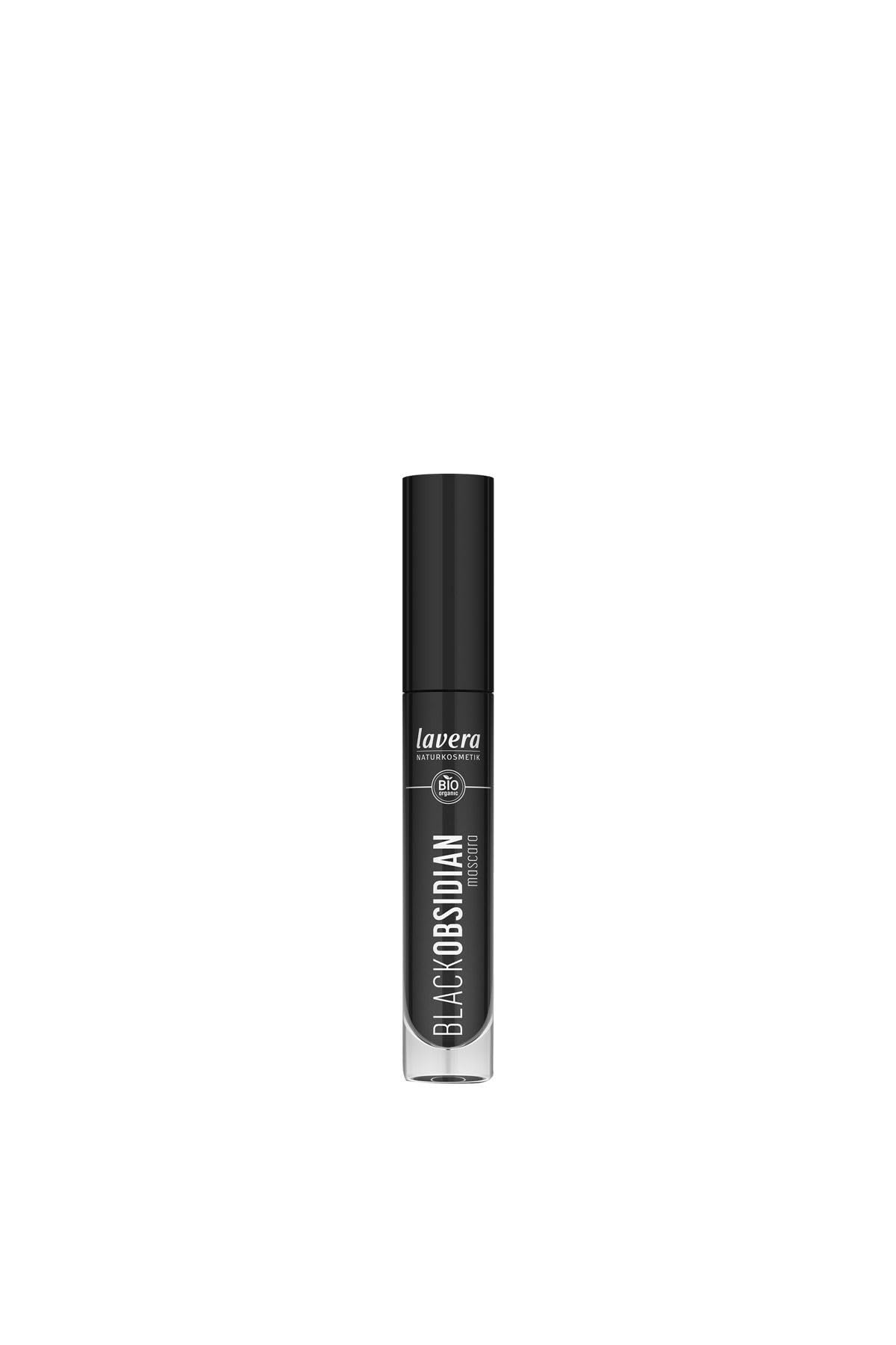 Black Obsidian Mascara - no clumping & sticking - volume enhancing - endless length - vegan - natural cosmetics (1x 10 ml)