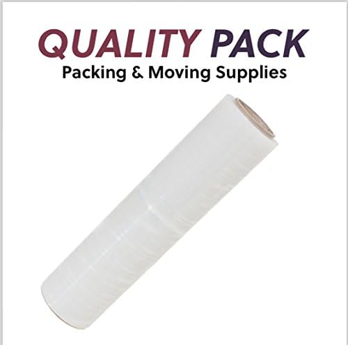 1 Roll Stretch Film/Shrink Wrap 18 inch 80 Gauge, 21 Micron Ideal for packing, moving, furniture wrapping