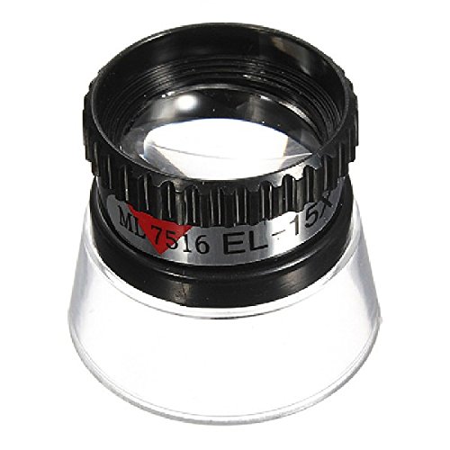 Portable 15X Monocular Magnifying Glass Loupe Lens Jeweler Tool Eye Magnifier - Thumbnail 4