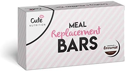 Cute Nutrition Chocolate Brownie Meal Replacement Bars - 7 Pack One Week Supply
