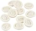 Bertech Nitrile Finger Cots, Powder-Free and Anti-Static, Medium, White (Pack of 720)