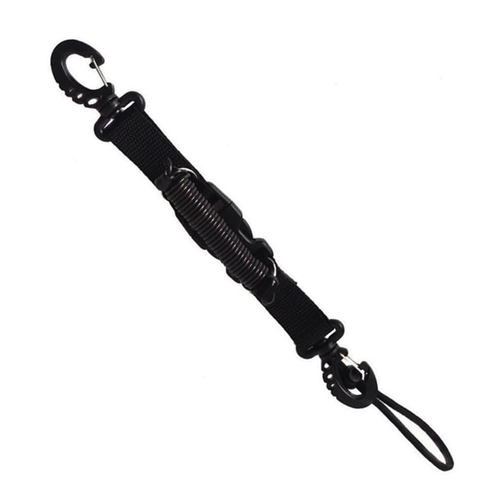 Diving Hand Straps Quick Release Scuba Diving Lanyard Multifunctional Anti-Lost Lanyard Strap for Diving Rock Climbing Black