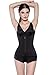Supplim Women Waist Trainer Corset Shapewear Waist Cincher Body Shaper Bodysuit,Black,X-Large