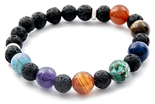 Chakra bracelets multi color - 7 chakras healing balance energy c…