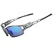 Shieldo Polarized Sports Sunglasses For Men And Women Running Cycling Fishing, Mirrored Integrated Polarized Lens Unbreakable Frame SQS002