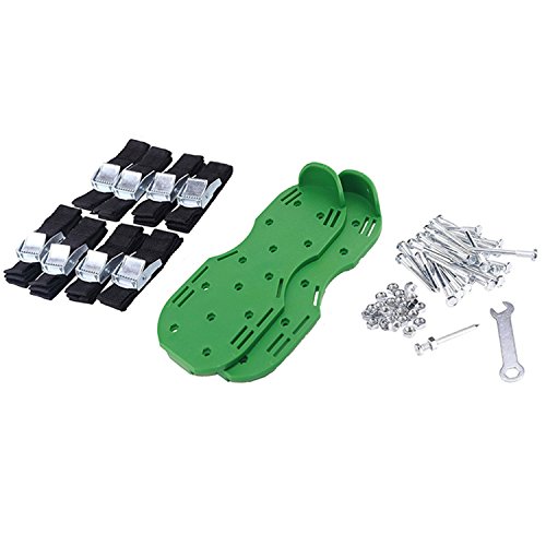 Luxxi Lawn Aerator Shoes w/Metal Buckles Spike Shoes with Straps - Heavy Duty Spiked Sandals for Aerating Your Lawn and Grass for Garden or Yard (With 4 Straps) - Thumbnail 5