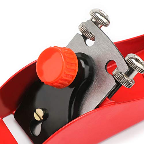 Wood Bench Planer, EnPoint Adjustable Hand Planer with 2inch Edged Blade & 9-1/3 inch Flat Base Cast for Woodworking, Perfect for Smoothing Wood Table Chair Leg Surface, Gift for Carpenter Woodcarver - Thumbnail 4