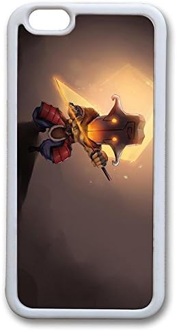 Gory iPhone 7 Case - Anti-Scratch White Rubber Back Case Bumper for iPhone 7 Juggernaut Dota 2 Chibi Soft Rubber Back Case Cover for iPhone 7 4.7 Inches