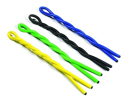 IdeaWorks Gorilla Ties – Reusable Ties for Hanging Items – Rust-Free Material – for Indoor & Outdoor Use (4, 39″)