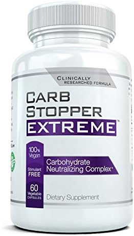 CARB STOPPER EXTREME #1 Starch Blocker Intercept Weight Loss Diet Pills Phase 2