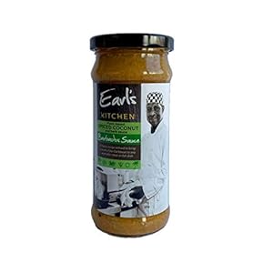 Earl’s Kitchen Caribbean Gekruide Kokos Met Kruid Barbados Veganistische Kooksaus, Milde Kokos En Kruidensaus Voor Thuis…