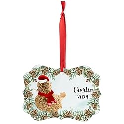 Buff Polish Chicken Christmas Ornament 2024