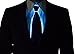 NEON NIGHTLIFE Light Up Neck Tie for Men, Blue