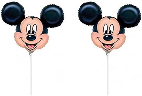 Broward Balloons Airfill Mickey Mouse Forever Head Mini Shape 14 Inch Balloons (Qty 4)