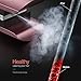 Hair Straightener for Thick Hair, FURIDEN Pro Steam Hair Straightener, Steam Flat Iron, Flat Irons for African American Hair