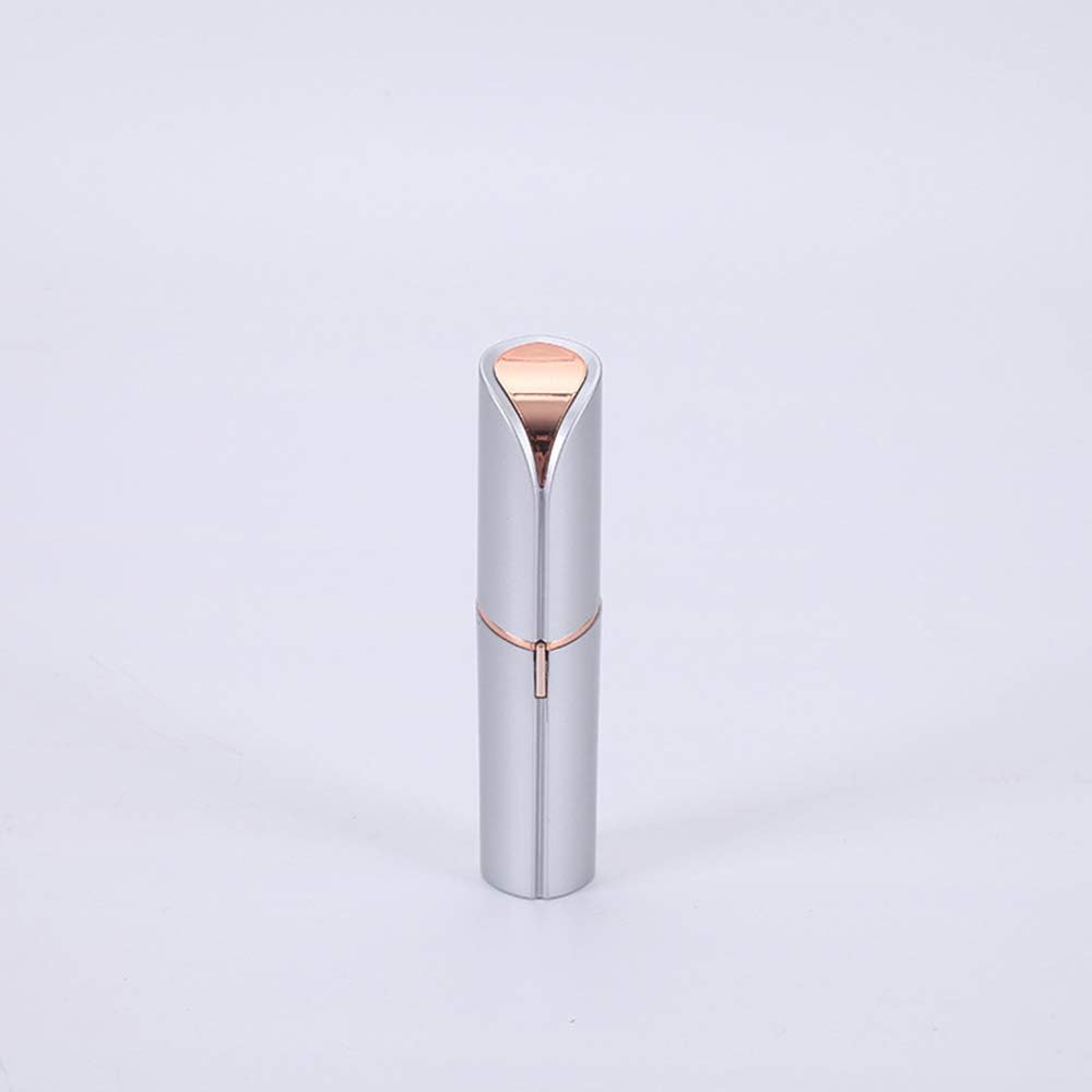Women's Electric Hair Removal Device, Rechargeable Lip Shaver/Lady's Depilator, Suitable for Shaving Underarm Hair/Leg Hair/Private Hair,Silver