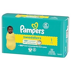 Pampers Baby Diapers - Swaddlers - Size 1, 32
