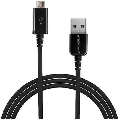 TECHGEAR Extra Long (2 Meter 6.5 ft) Micro USB Data Sync & Charging Cable Lead Compatible with Samsung Galaxy Tab A 8.0 2019, Tesco Hudl & Hudl 2 Tablets
