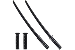 Rhostry 2PCS 3D Printed Retractable Samurai Sword, Telescopic Plastic Katana-Inspired Prop, Gravity Extendable Fake Sword for