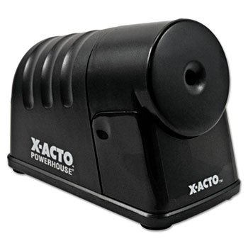 PowerHouse Desktop Electric Pencil Sharpener, Black