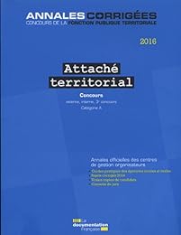 Attaché territorial 2016, concours