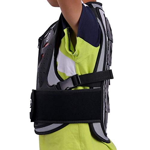 image for Takuey Children Motorcycle Armor Vest Kids Sports Chest Back Spine Pro