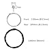PAMASE Mountain Bicycle Brake Cable Housing Set, Bike Stainless Steel Replacement Wire Tubing Cover Set for MTB